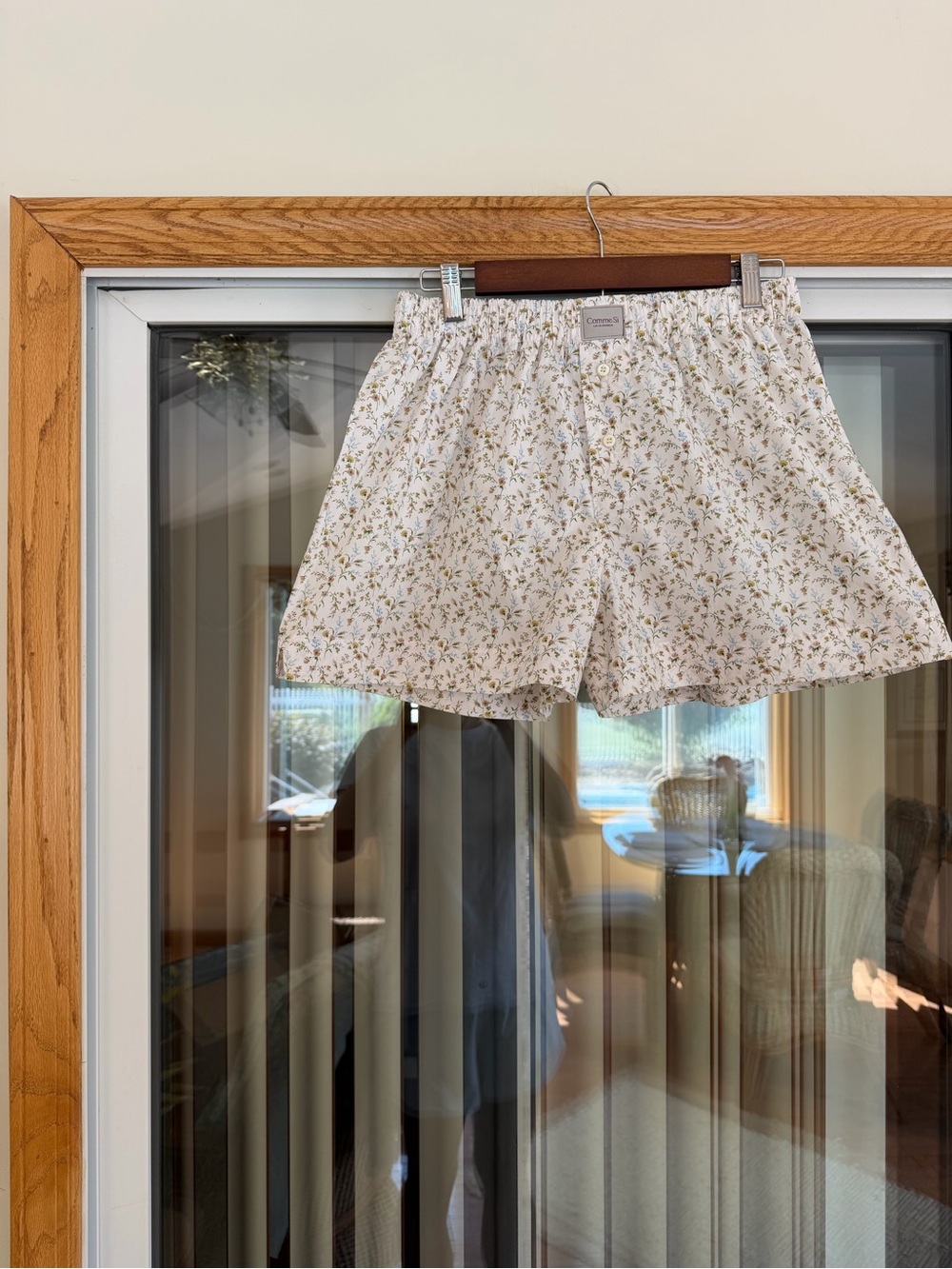 NWT Comme Si Classica Floral Cotton Boxer Shorts